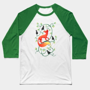 Bunnies and a Fox Baseball T-Shirt